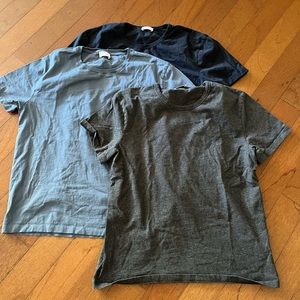 BUNDLE OF 3 Asket Men’s S Short T-Shirts